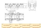 Запчасти гусеничного хода установок с шагом цепи 171,45