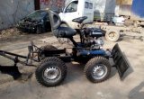 Минитрактор (нормик) 4x4 переломка снегоуборщик