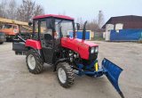 Трактор Беларус мтз 320.4 с отвалом, куном и щётка