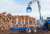 Лесовоз тракторный прицеп 2WD подборщик манипулято в Москве