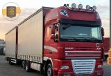 Автопоезд 120 м3 DAF XF 105. Работал на Европу в Москве