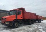 Scania t124 самосвал, самосвальная сцепка