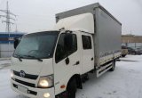 Hino 300 борт-штора 2013 г.в. двойная кабина